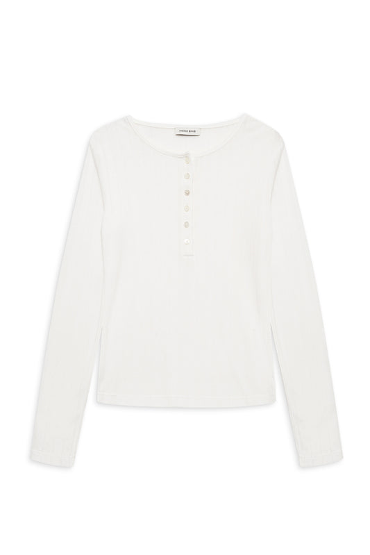 PIA LONG SLEEVE TEE - OFF WHITE