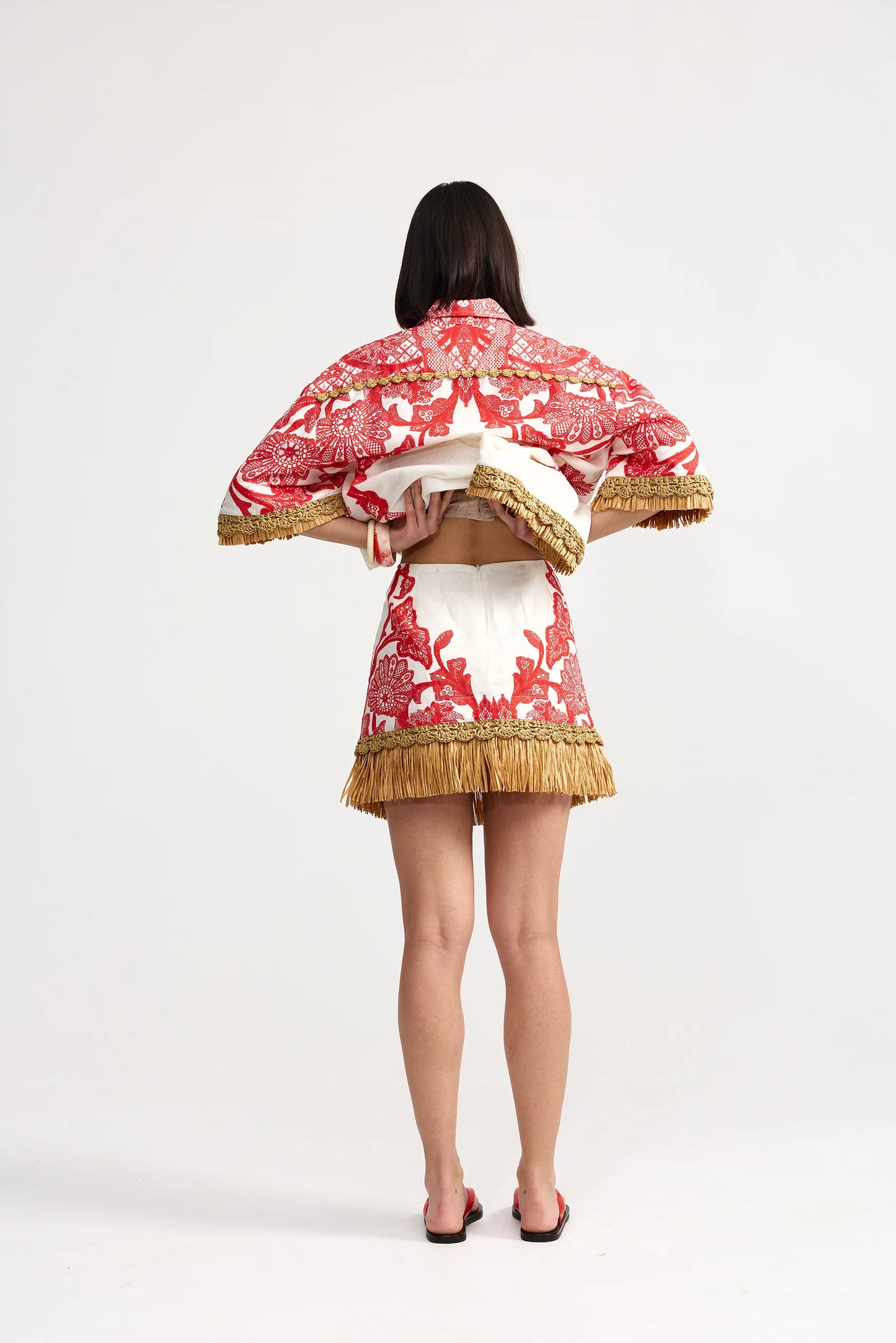 AMITY SKIRT - RUBY ANTIQUE