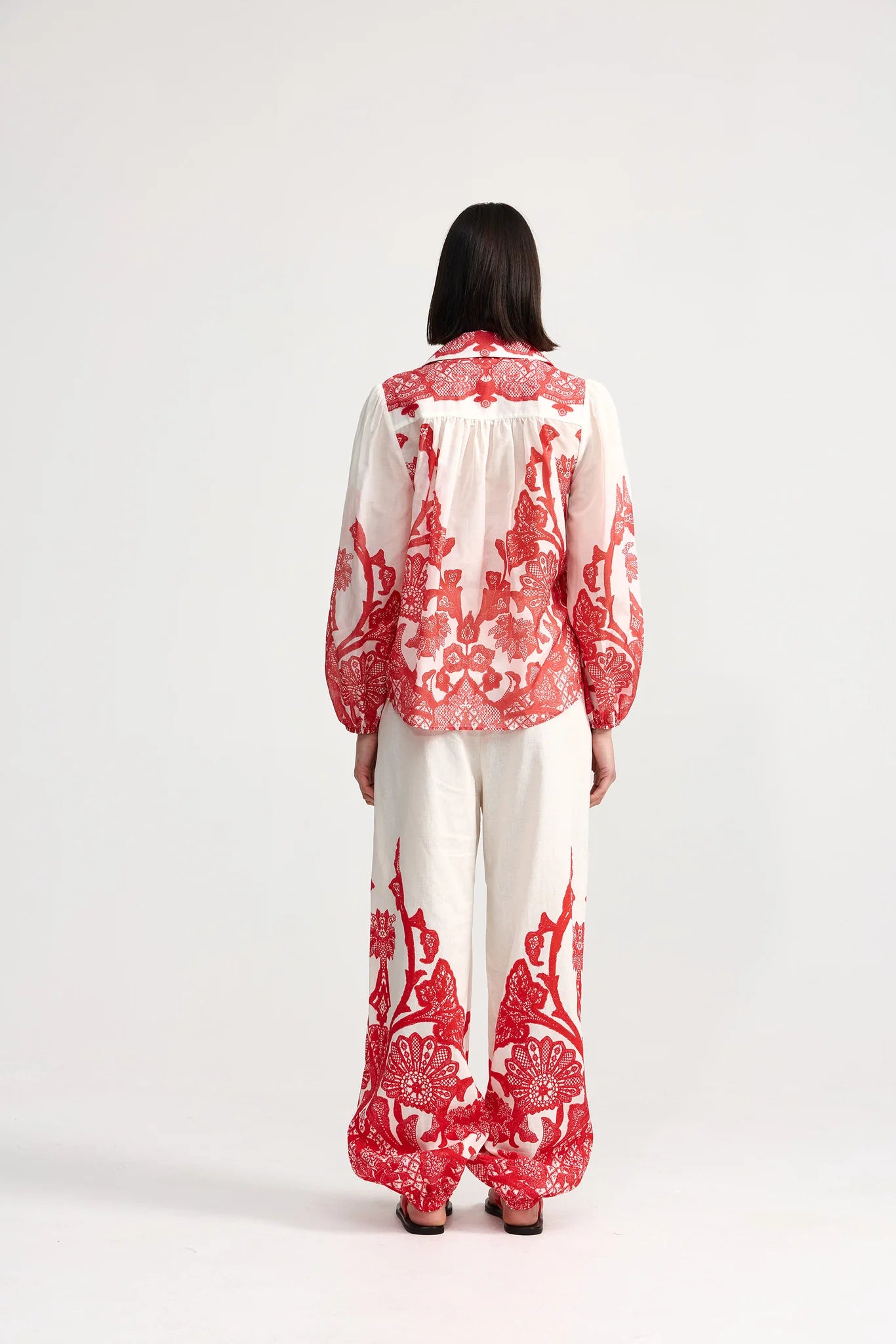 VIVIAN BLOUSE - RUBY ANTIQUE