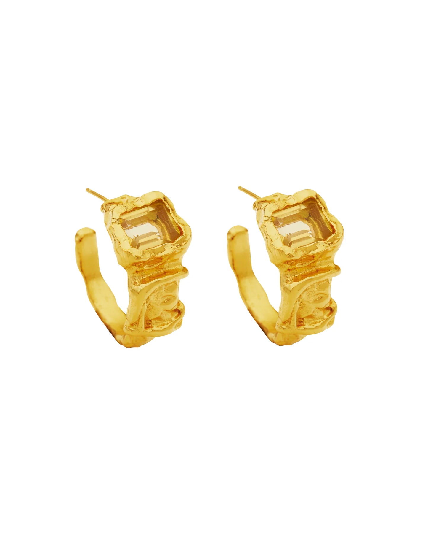 ORCHID EARRINGS - GOLD