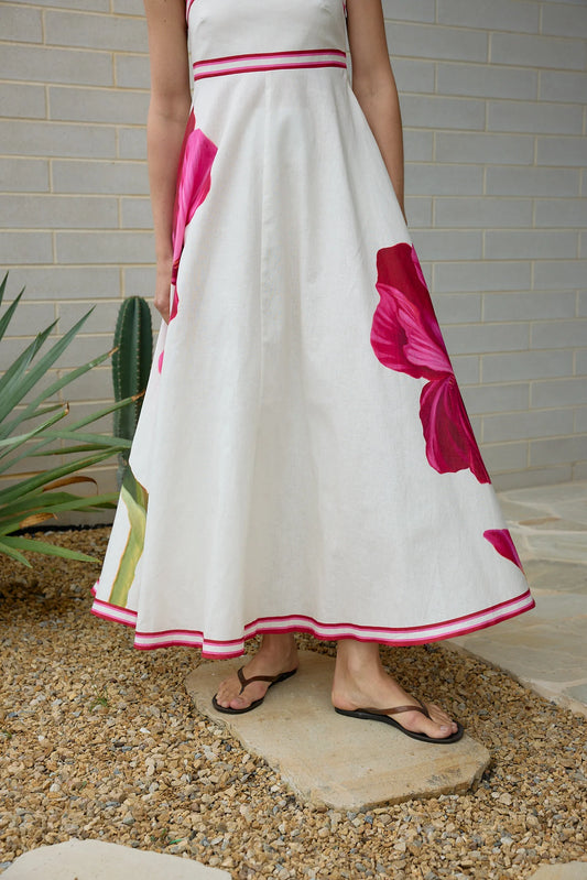 RUE DRESS - ANTIQUE IRIS