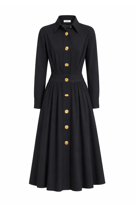 OLIVIA DRESS - BLACK