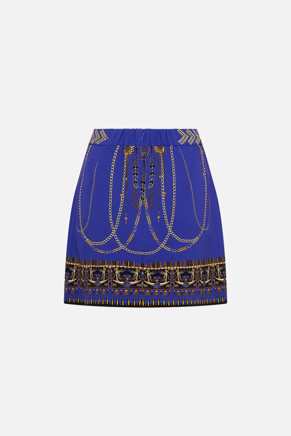MY FAIR PHARAOH SHAPED WAISTBAND MINI SKIRT
