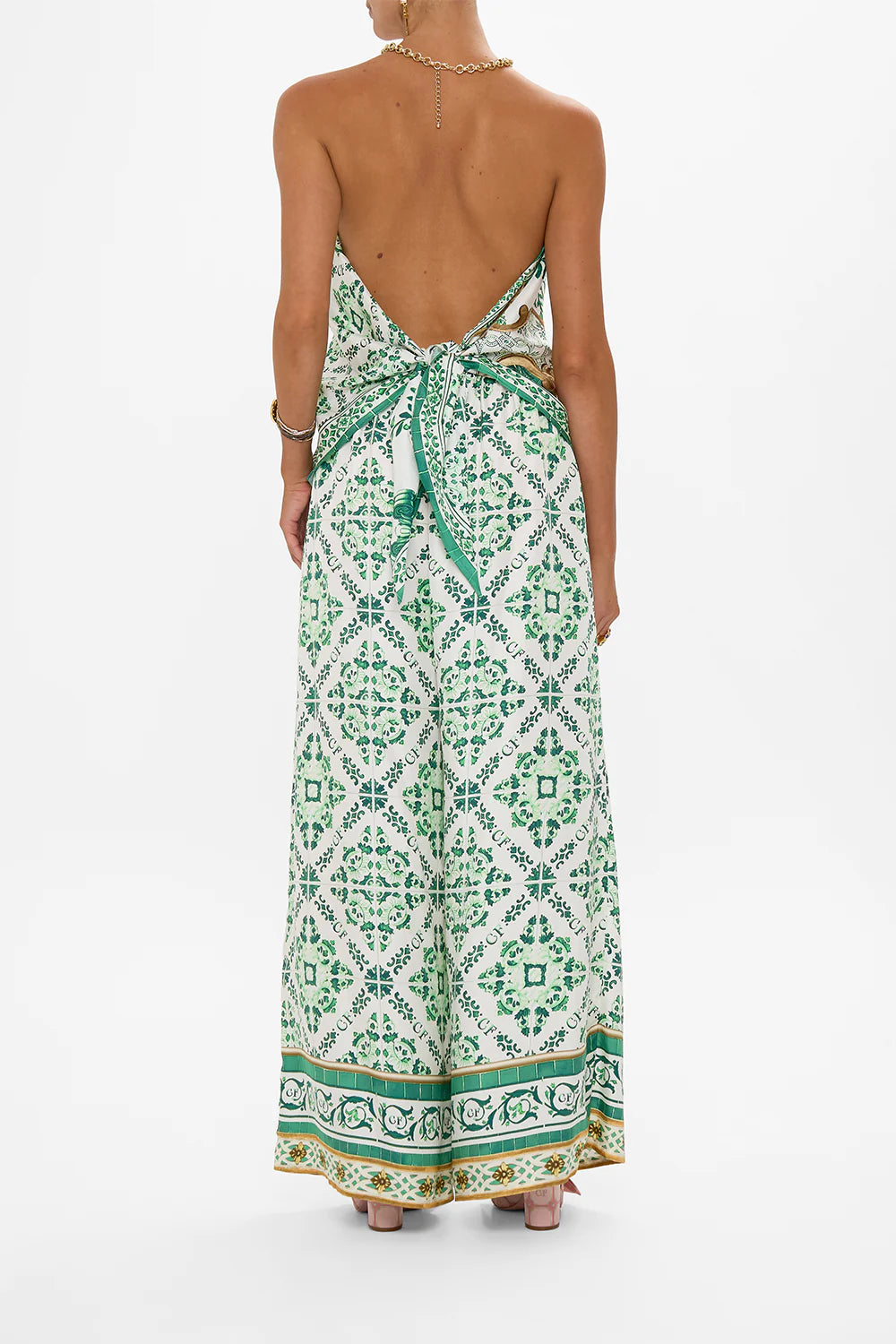 CORRIDOR OF CALM KNOTTED SCARF TOP