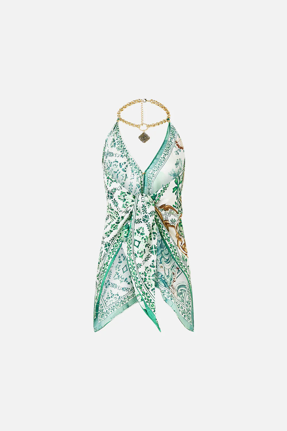 CORRIDOR OF CALM KNOTTED SCARF TOP