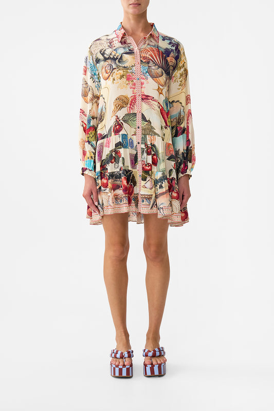 NOTES FROM THE ROAD TIERED DRESS