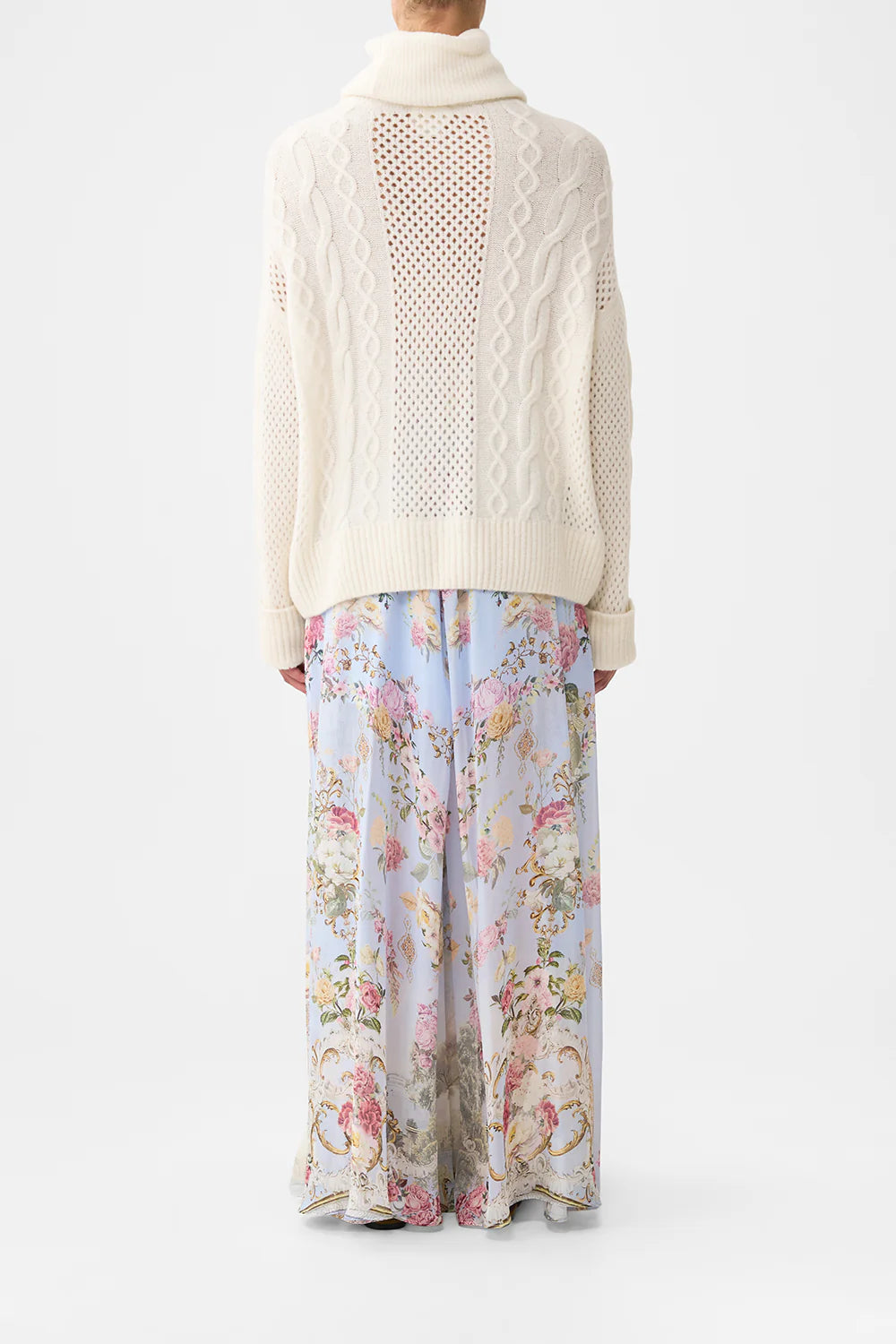 ROLL NECK JUMPER - TILED IN TIME