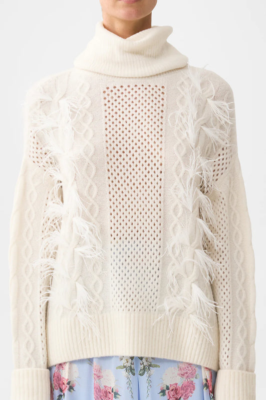 ROLL NECK JUMPER - TILED IN TIME