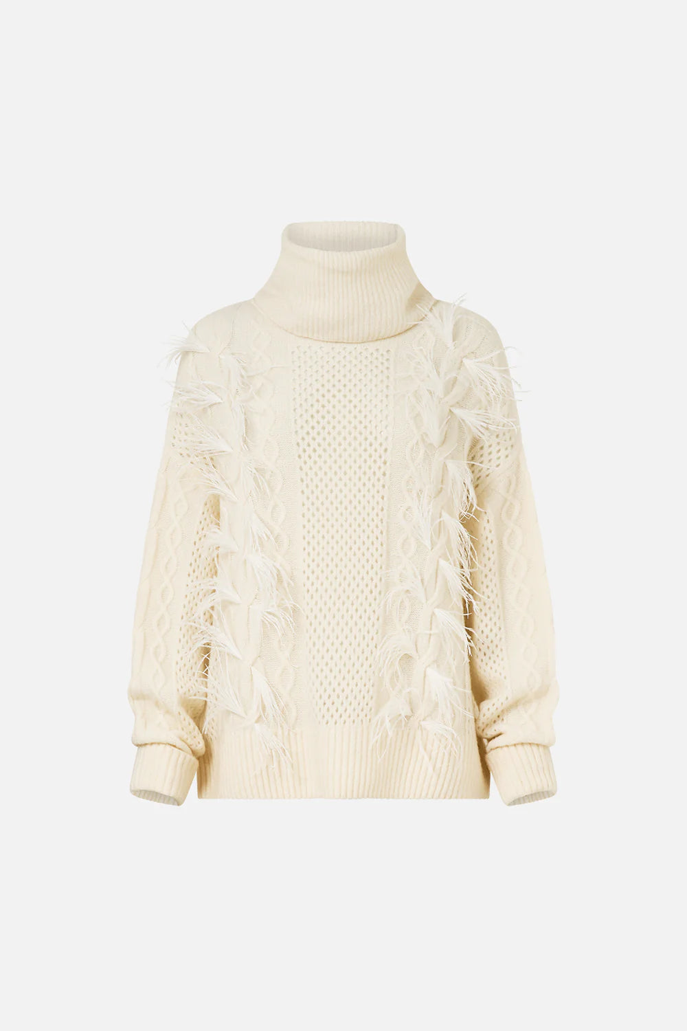 ROLL NECK JUMPER - TILED IN TIME