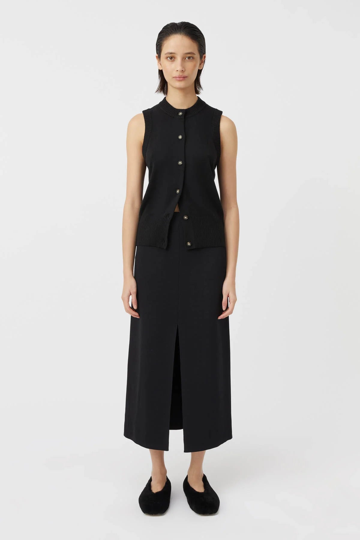 HORTENSIA SKIRT - BLACK