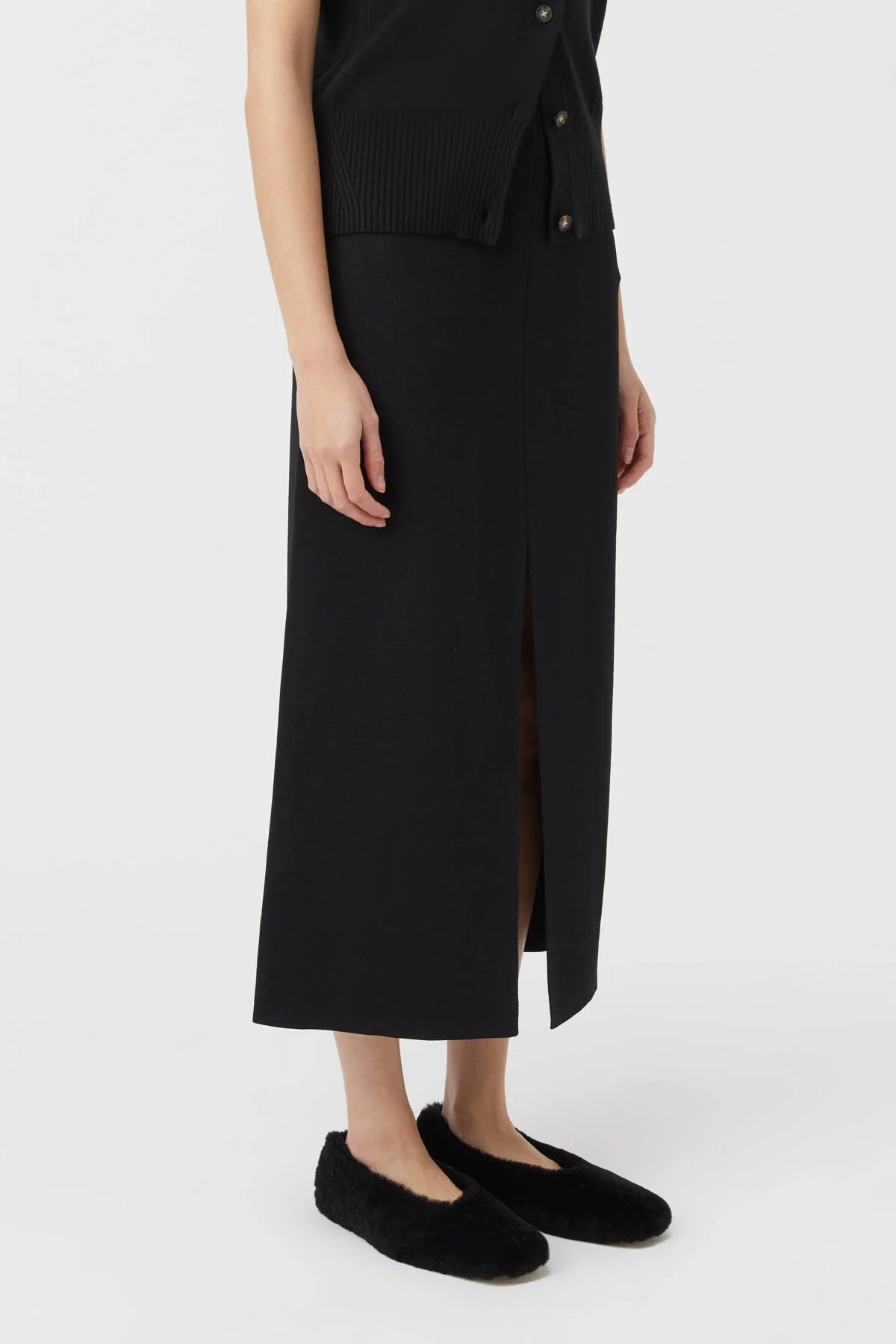 HORTENSIA SKIRT - BLACK
