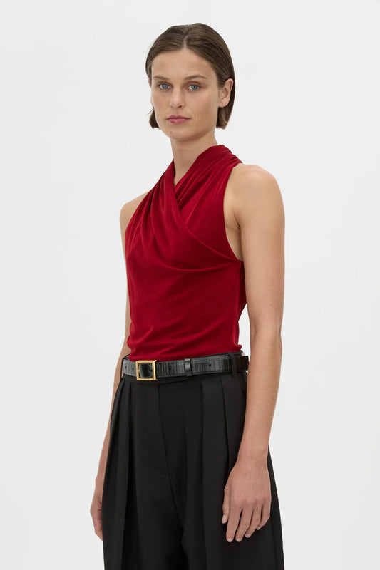 RAVINE BODYSUIT - CHERRY