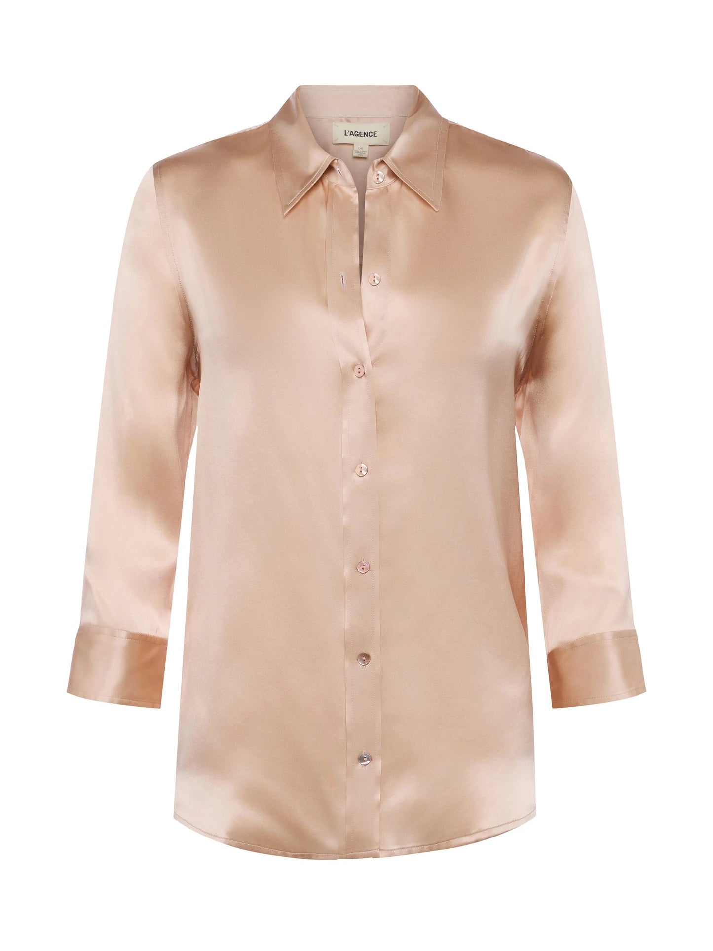 DANI SILK BLOUSE - PETAL