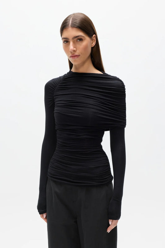 ELORA TOP - SHADOW
