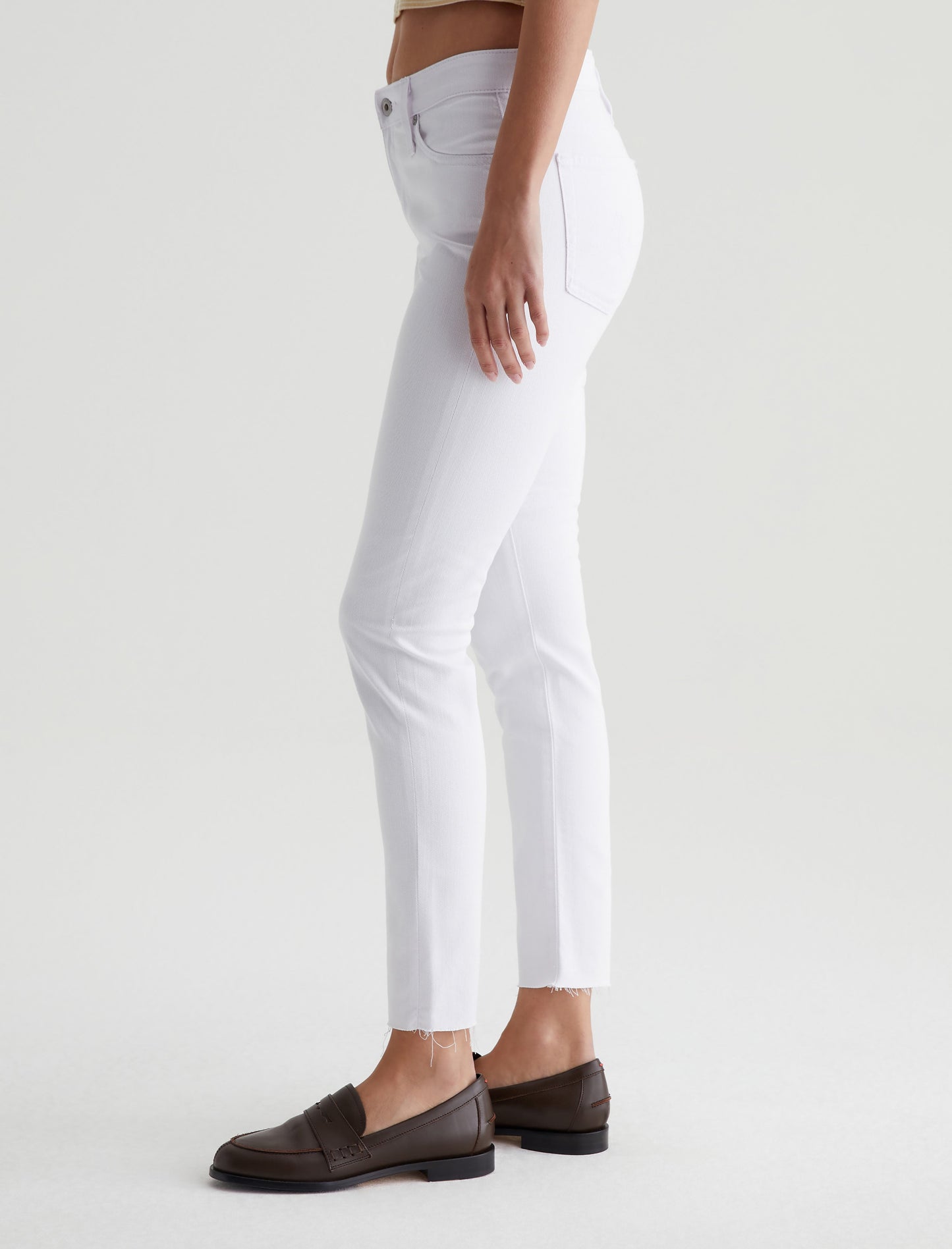FARRAH ANKLE JEAN - WHITE