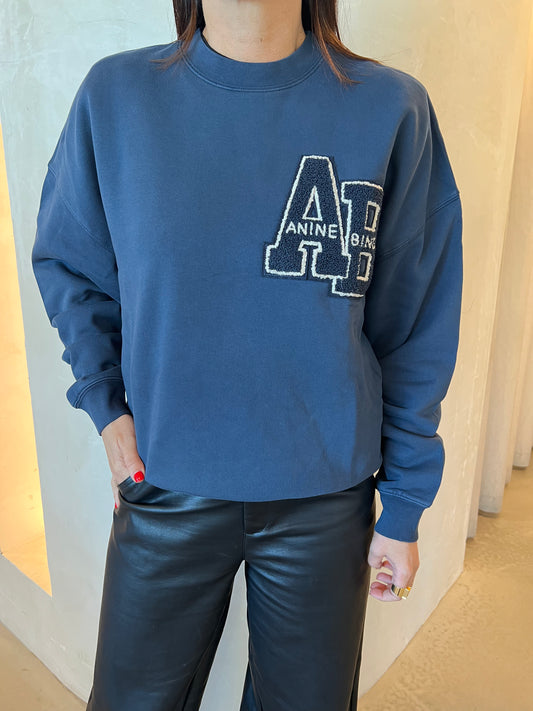 MILES SWEATSHIRT - WASHED NAVY