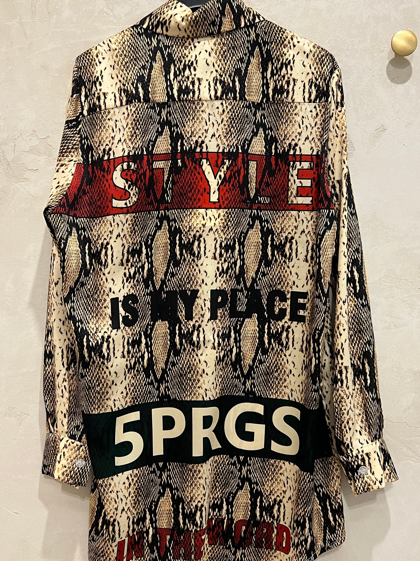 CAMICIA SAFARI SHIRT - PYTHON ROCK