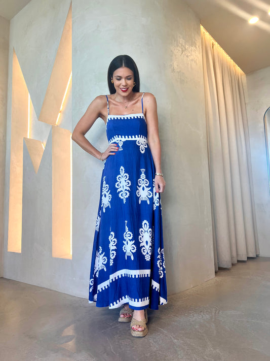 MAXI DRESS - BLUE