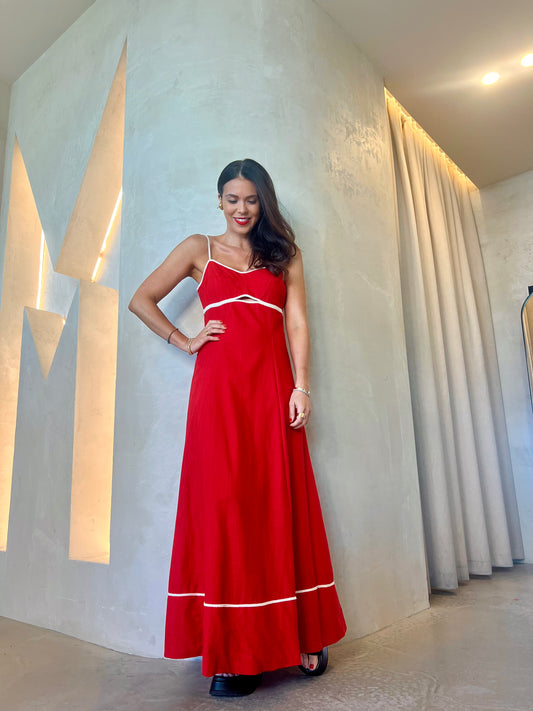 MAXI DRESS - RED