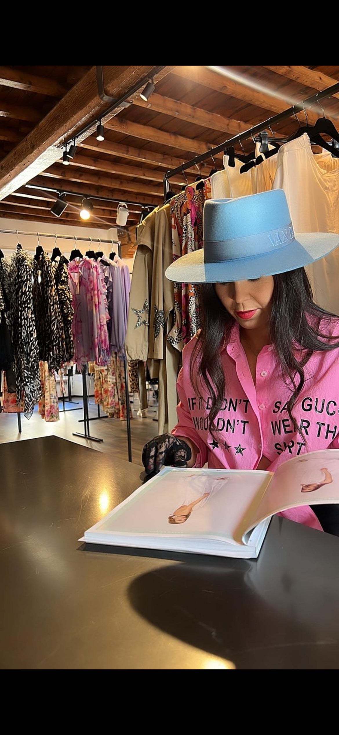 'IF I DIDN'T' PRINTED SHIRT - PINK