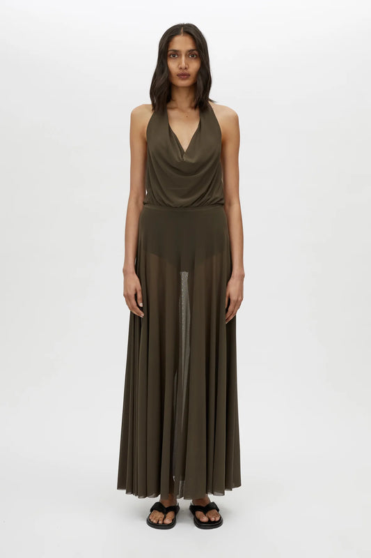 LOOM 2.0 SKIRT - DARK KHAKI