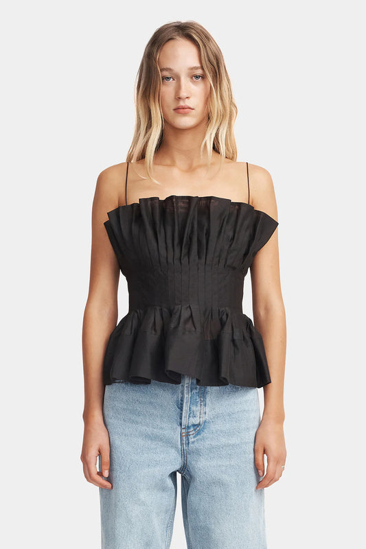 IRVINE TOP - BLACK