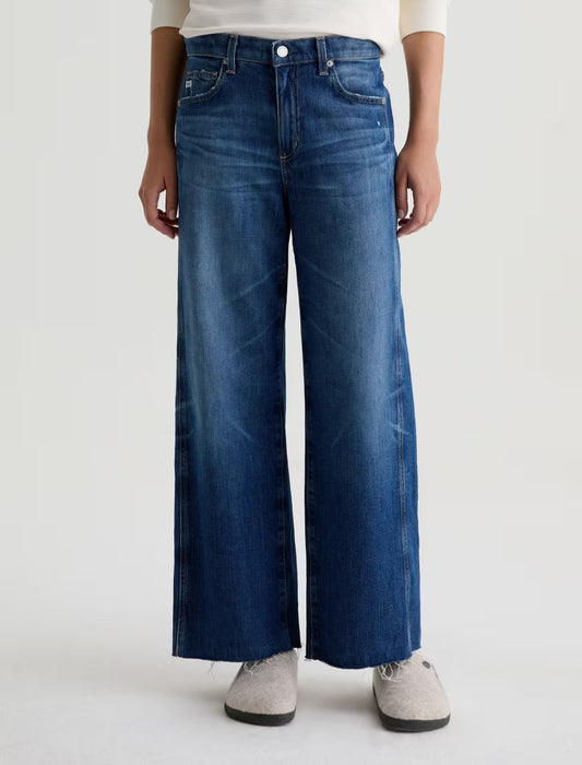 SAIGE WIDE LEG JEAN - WATERMIST