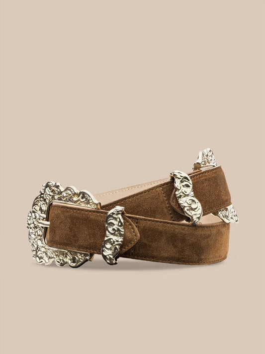 CHAYENNE BELT - TABACCO SUEDE