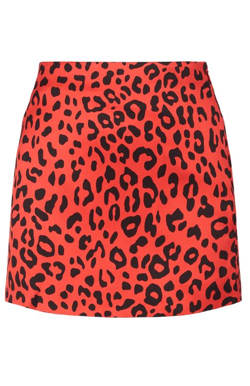 LAYLIN SKIRT - GAZPACHO & BLACK