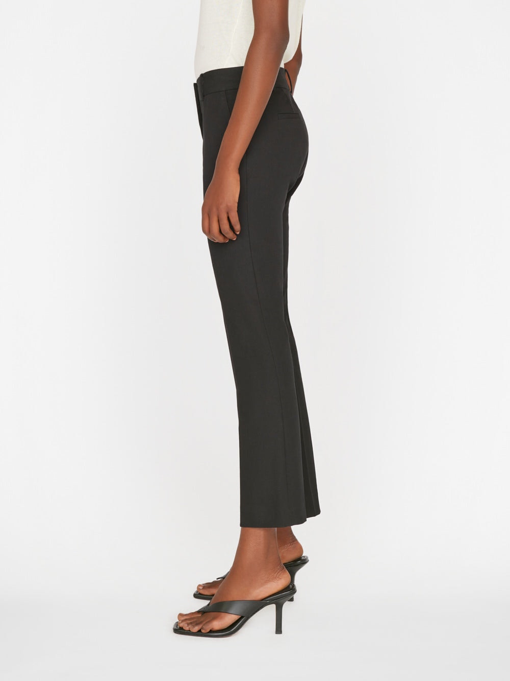 LE CROP MINI BOOT TROUSER - NOIR
