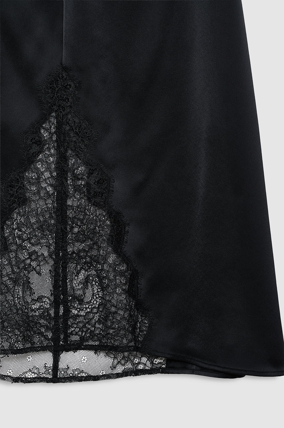 *PREORDER* MALOU SKIRT - BLACK/BLACK LACE