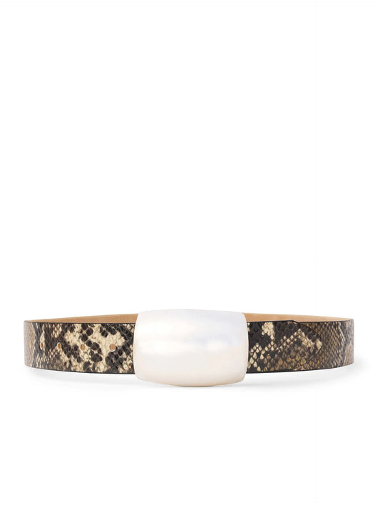 MILOU BELT - SNAKE EMBOSSED