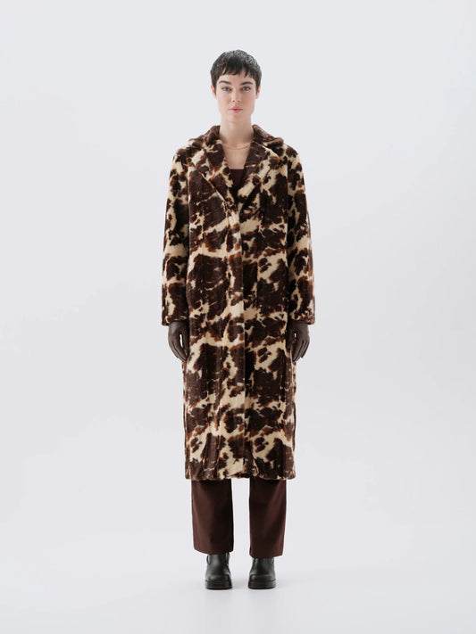 NENET COAT - COW PRINT