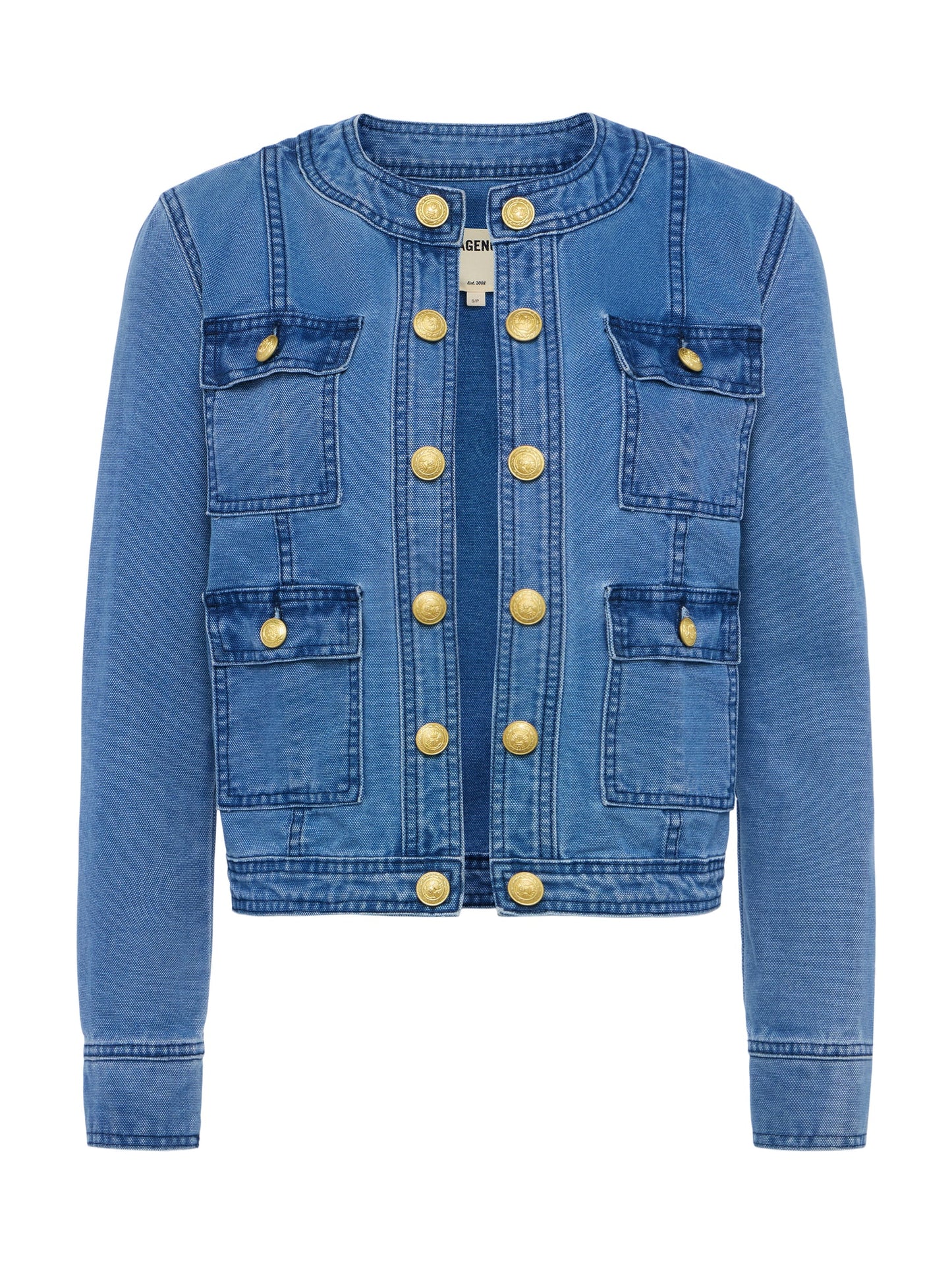 *PREORDER* YARI COLLARLESS JACKET - LA JOLLA