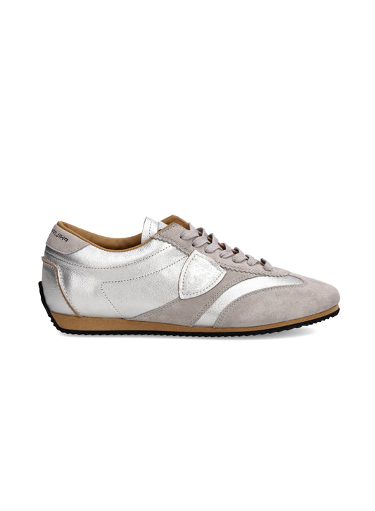 *PREORDER* PLANCHE LOW SNEAKER - METALLIC MIXAGE ARGENT
