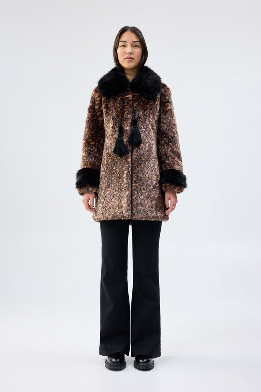 PLANET EARTH COAT - LEOPARD