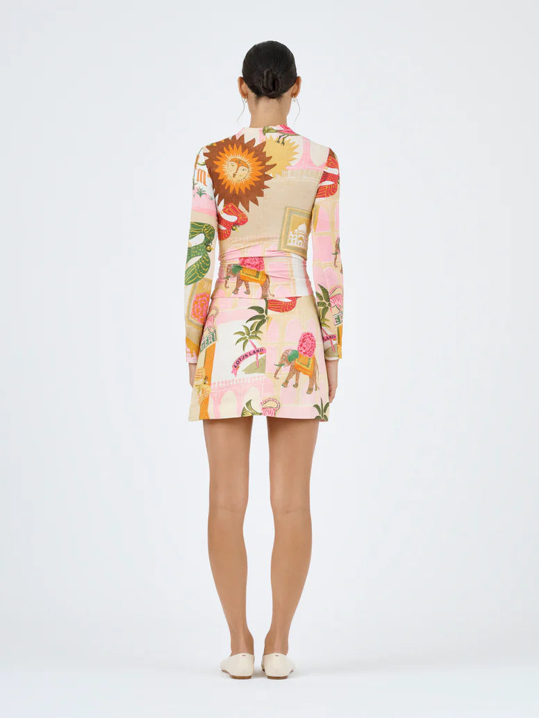 MARCY MINI SKIRT - PINK CITY