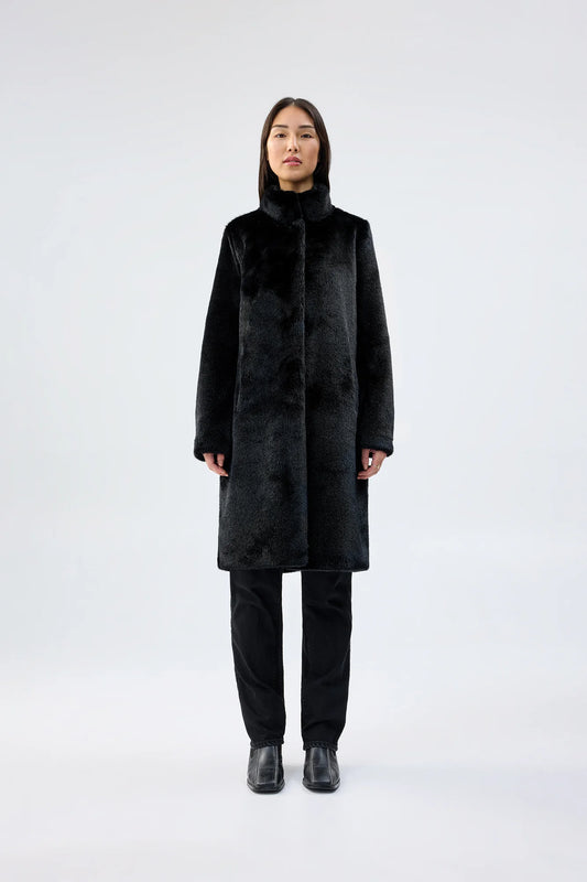 RAVEN COAT - BLACK