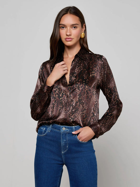 TYLER BLOUSE - SNAKE