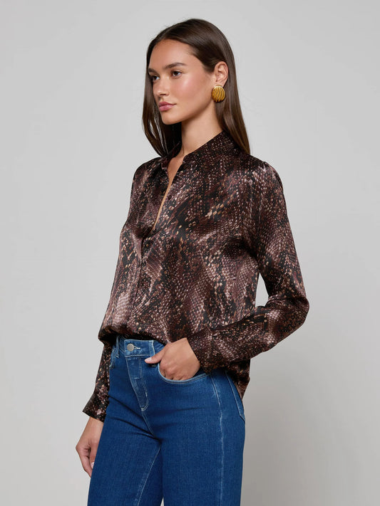 TYLER BLOUSE - SNAKE