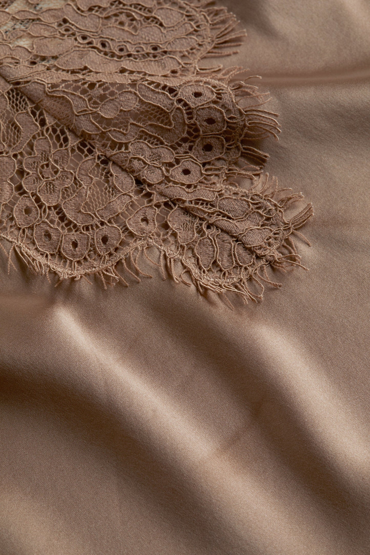 PRIYA LACE CAMI - DARK CAPPUCCINO