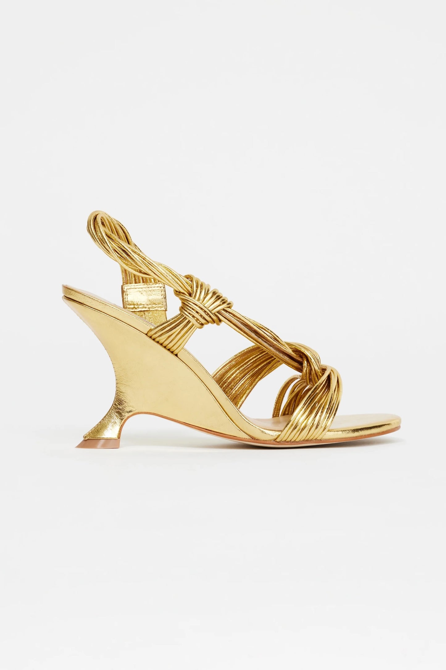 IVERLY KNOT WEDGE - GOLD
