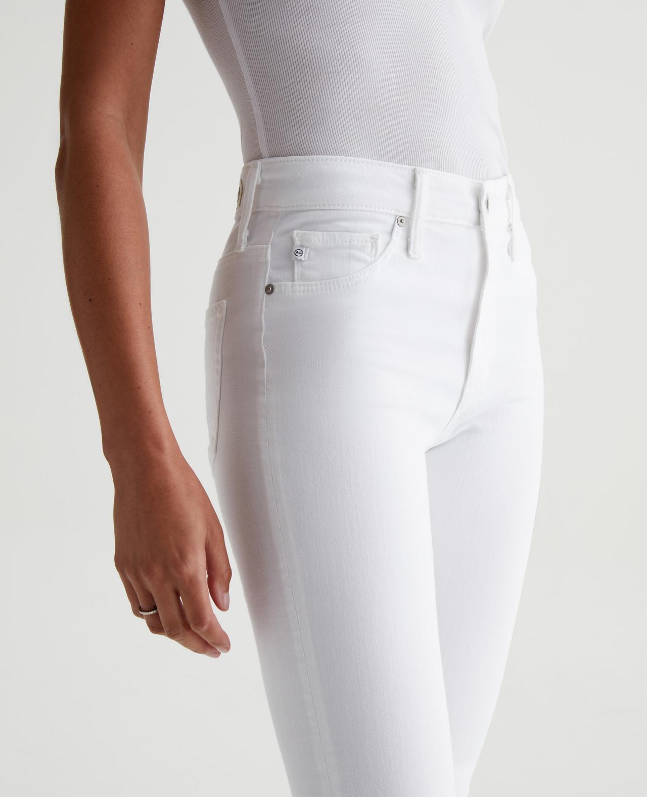 FARRAH SKINNY ANKLE JEAN - WHITE