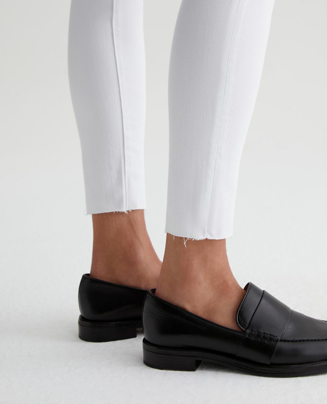FARRAH SKINNY ANKLE JEAN - WHITE