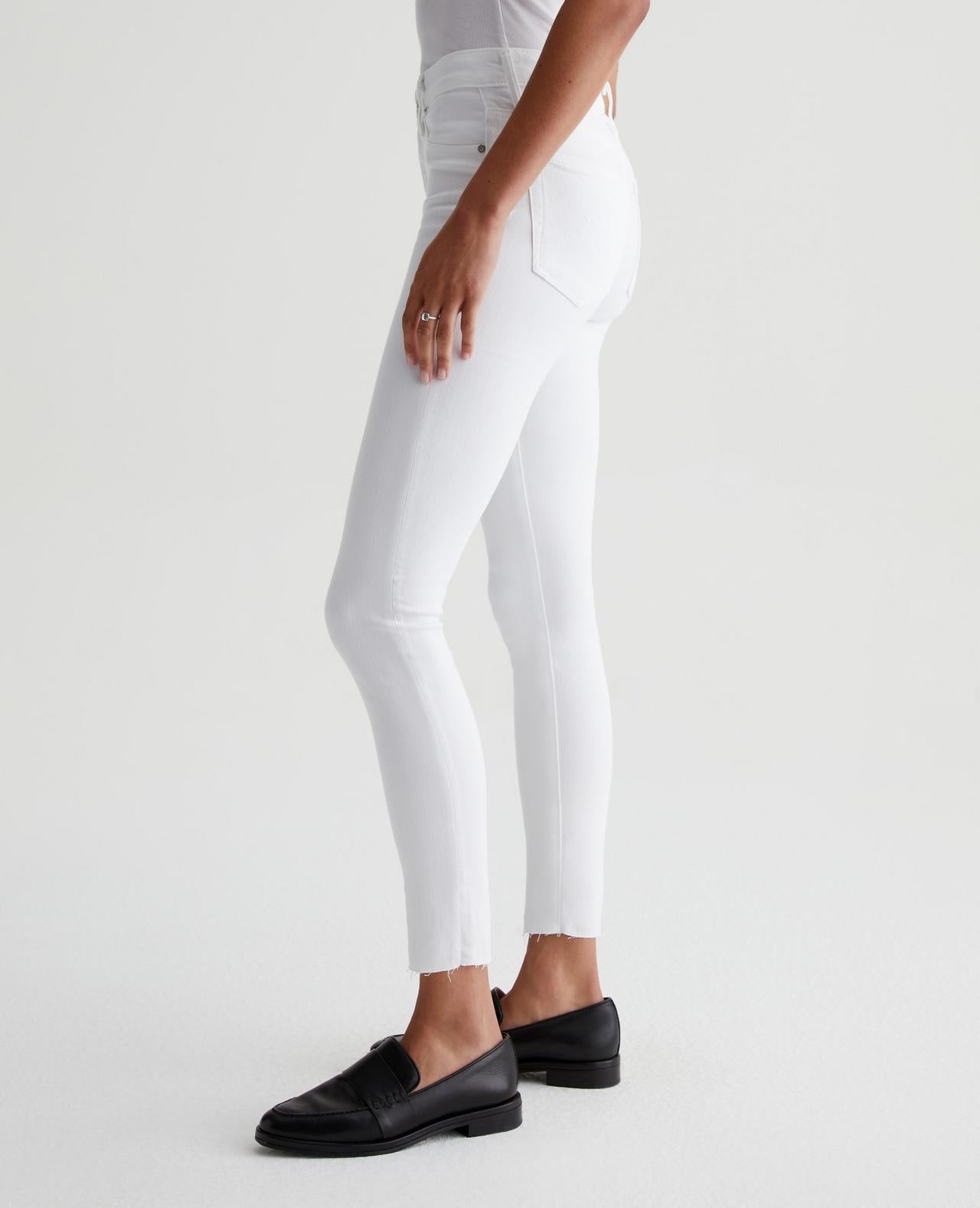 FARRAH SKINNY ANKLE JEAN - WHITE