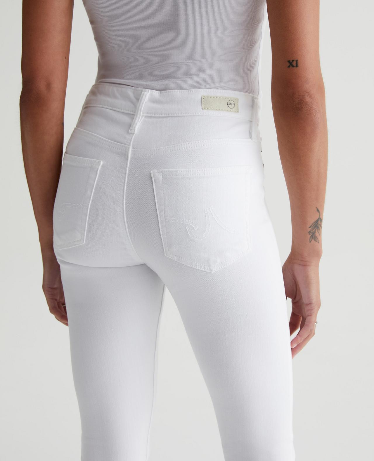 FARRAH SKINNY ANKLE JEAN - WHITE