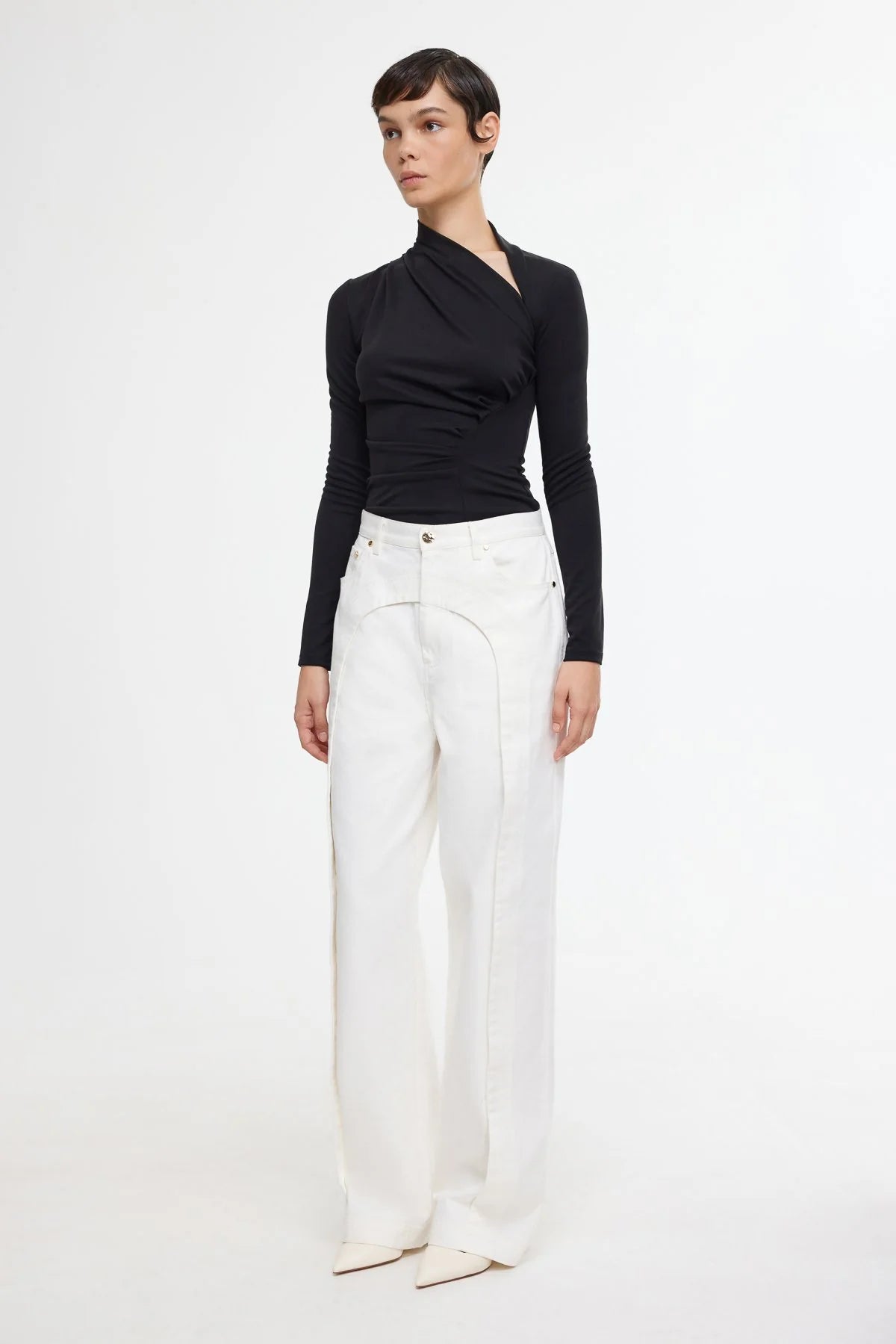 CLARENDON TOP - BLACK