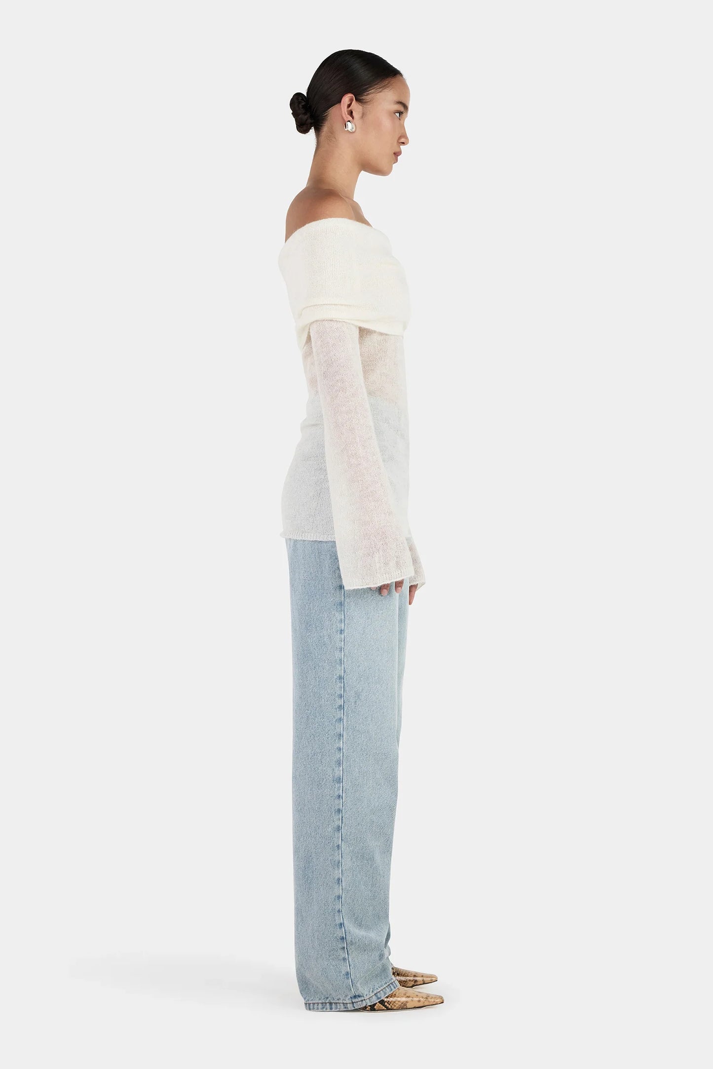 TOZZI KNIT TOP - IVORY