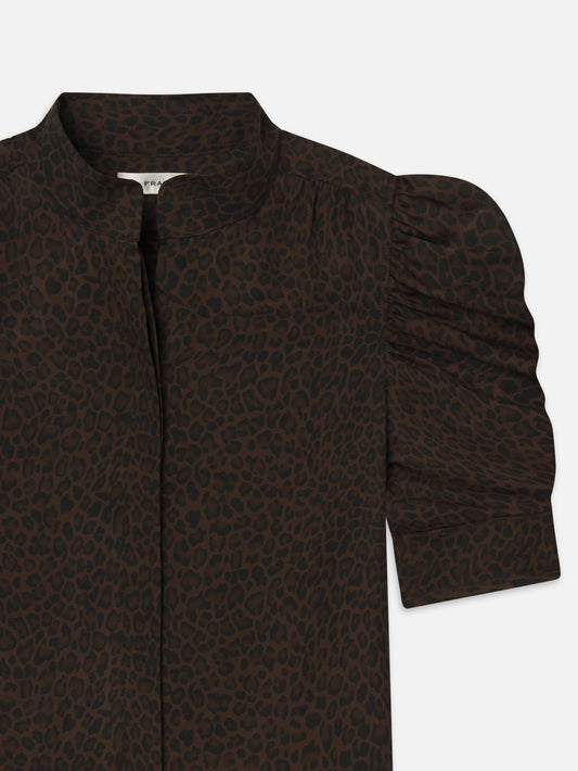 THE LEOPARD GILLIAN TOP - LEOPARD