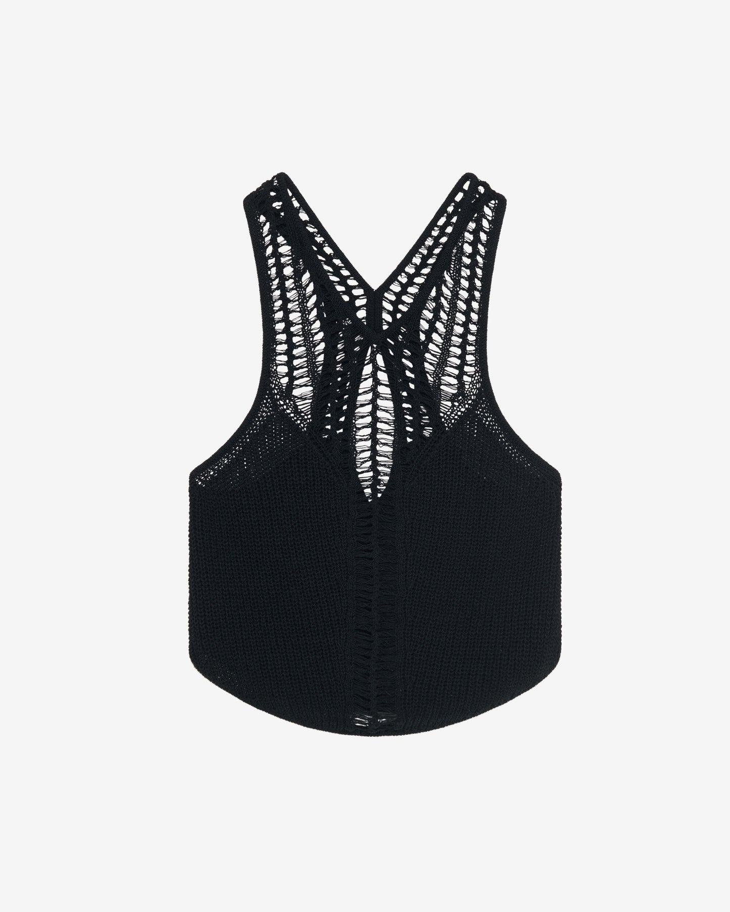 POPPY KNIT TOP - BLACK